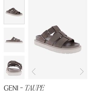 MIA Taupe Women's Platform Sandals